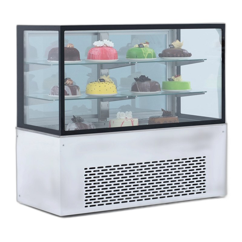 VITRINE REFRIGEREE AVEC RESERVE POUR PATISSERIE DIM 118*100*134