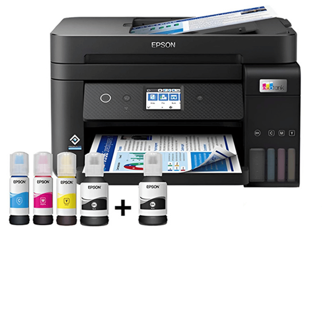 IMPRIMANTE À RÉSERVOIR INTÉGRÉ EPSON ECOTANK L6290 4EN1 COULEUR WIFI