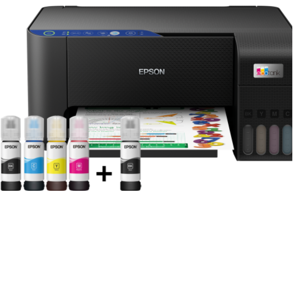 IMPRIMANTE À RÉSERVOIR INTÉGRÉ EPSON ECOTANK L3251 3EN1 WIFI COULEUR