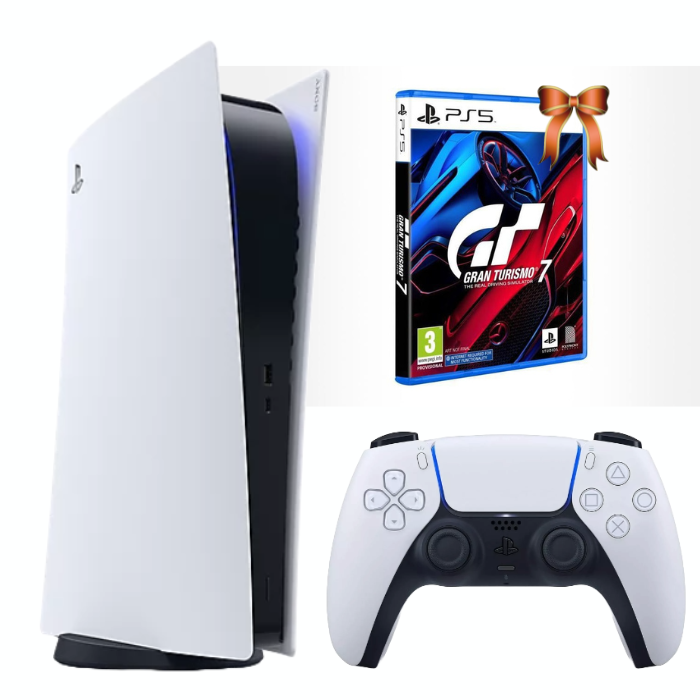 CONSOLE PS5 EDITION STANDARD + jeu Gran Turismo 7