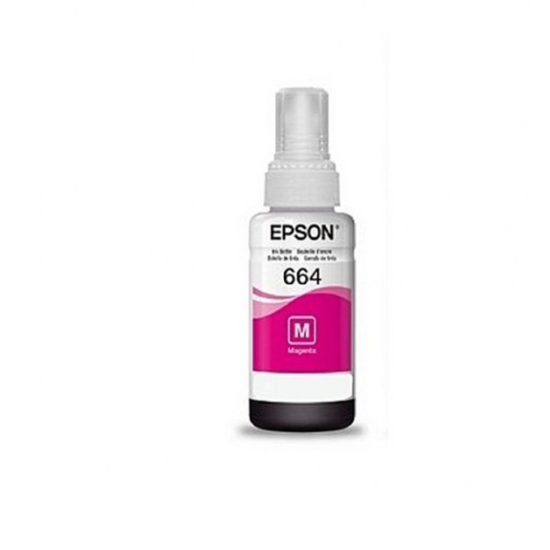 BOUTEILLE D'ENCRE EPSON ORIGINAL 664 - 70 Ml - MAGENTA