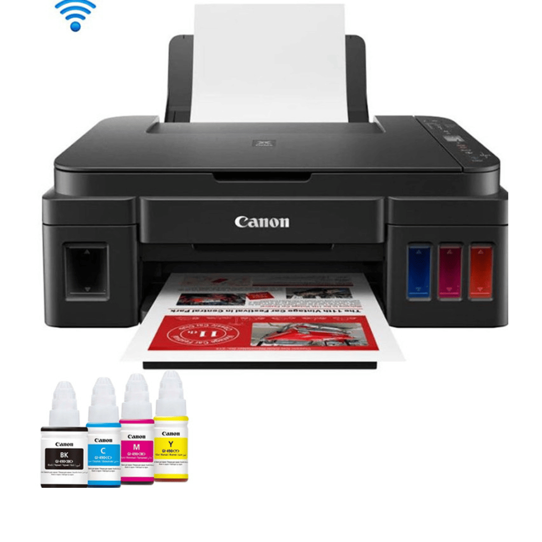 Imprimante à Réservoir Intégré 3en1 CANON Pixma G3410 WIFI Couleur