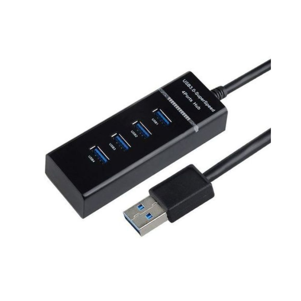 USB HUB 4 PORTS USB 3.0 - NOIR