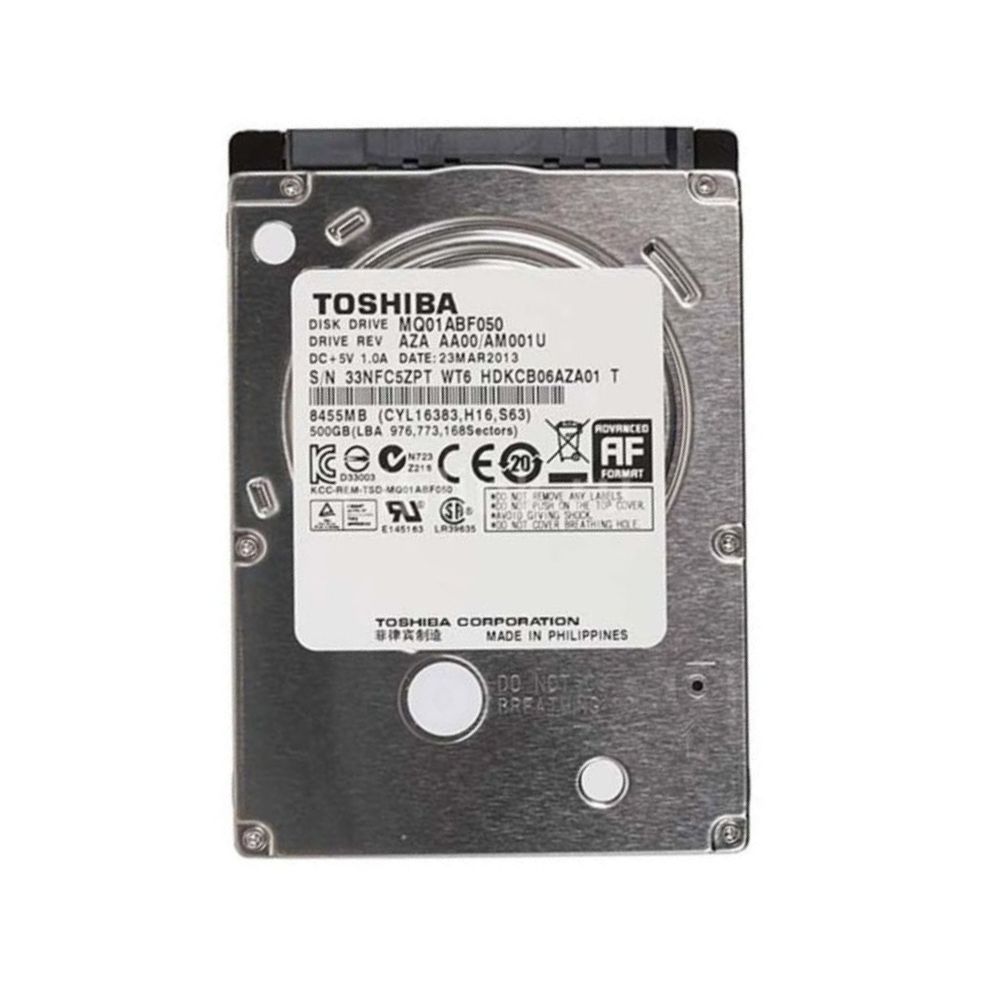 DISQUE DUR INTERNE TOSHIBA 500GO 2.5''
