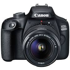 Appareil Photo Reflex CANON EOS 4000D + Objectif 18-55mm DC - Noir