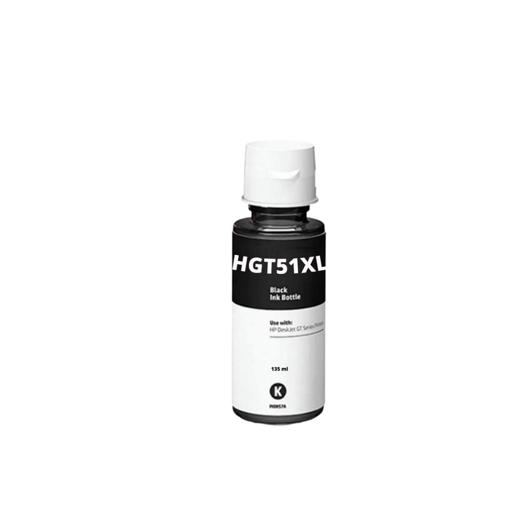 BOUTEILLE D’ENCRE HP GT51 NOIR ADAPTABLE