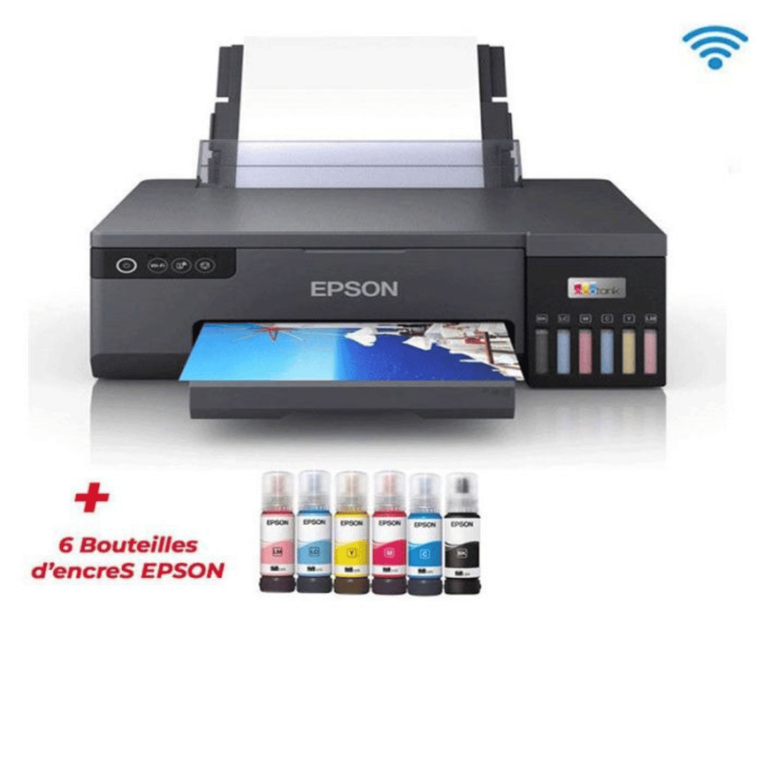 Imprimante EPSON ECOTANK L8050 à Réservoir Intégré Couleur WIFI