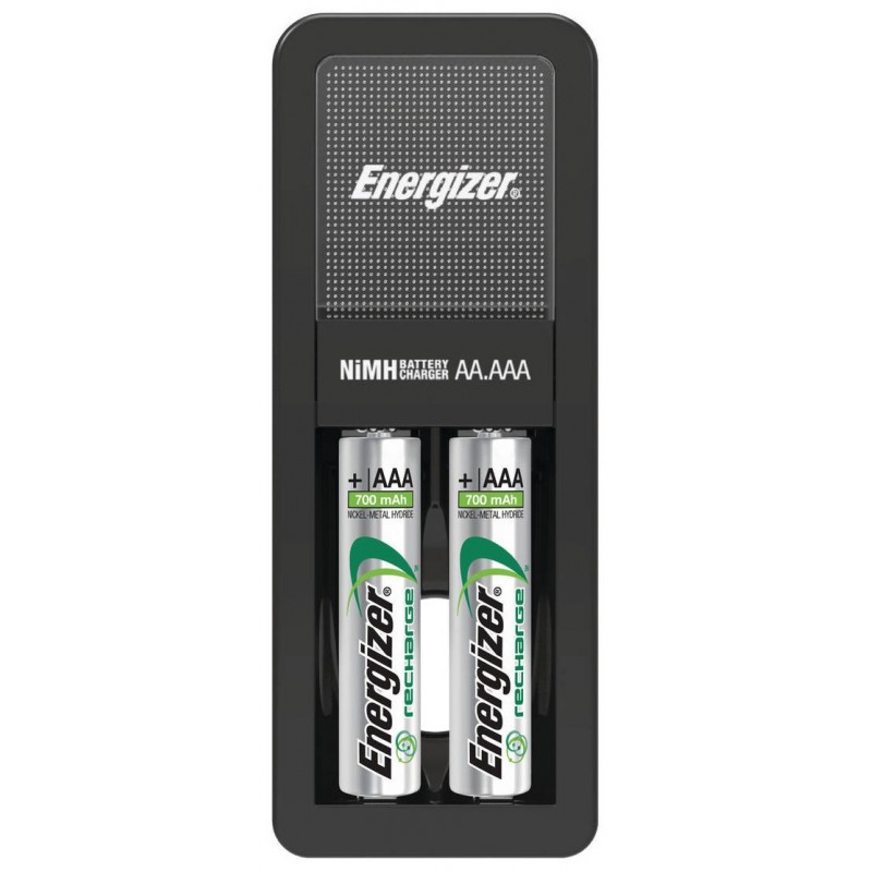 CHARGEUR PILES ENERGIZER MINI +2AAA - NOIR