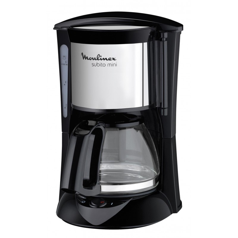 CAFETIÈRE ÉLECTRIQUE MOULINEX SUBITO 6 TASSES 650W - NOIR