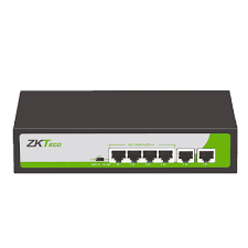 SWITCH ZKT 6 PORT 10/100 ( 4 PORT POE )