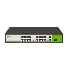 SWITCH ZKT 18 PORT ( 16 PORT 10/100 POE /2PORT 1G/SFP)