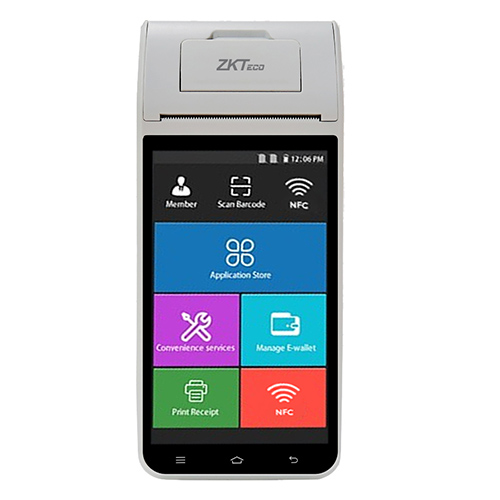 ZKTECO ZKH300 Terminal portable POS avec imprimante et scanner code barre