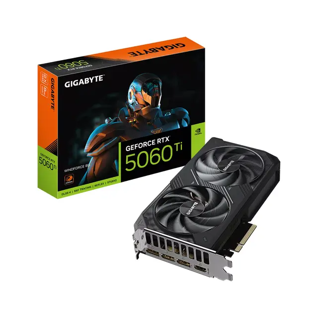 CARTE GRAPHIQUE GIGABYTE GEFORCE RTX 5060 WINDFORCE 8G