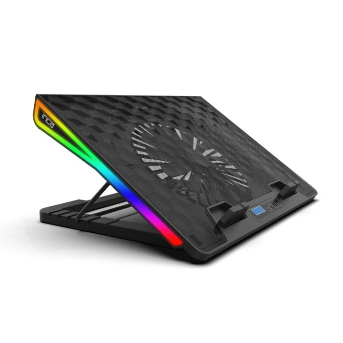 REFROIDISSEUR INCA INC-609TGS POUR PC PORTABLE 17" - NOIR