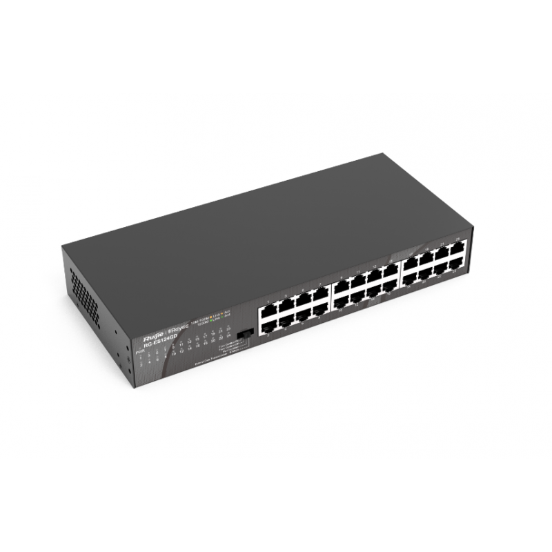 SWITCH 24 PORTS 10/100/1000 RUIJIE