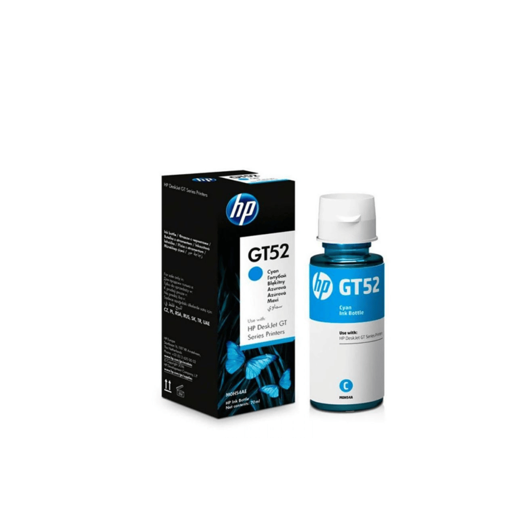 BOUTEILLE D'ENCRE ORIGINAL HP GT52 CYAN