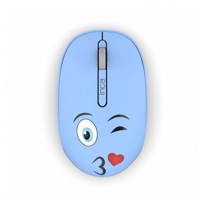 SOURIS SANS FIL INCA IWM-245RM AVEC DESIGN - BLEU