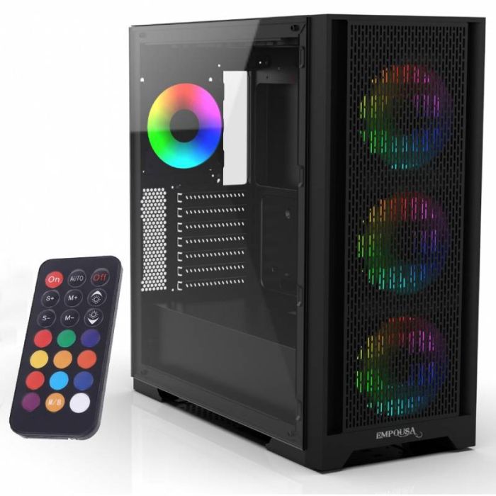 BOÎTIER PC GAMER INCA EMG-17XB - NOIR