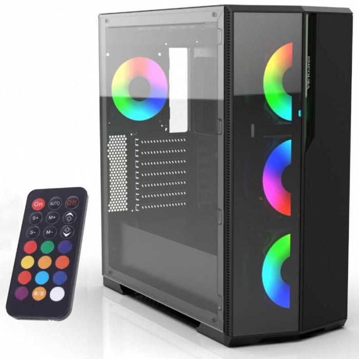 BOÎTIER PC GAMER INCA EMG-17XN - NOIR
