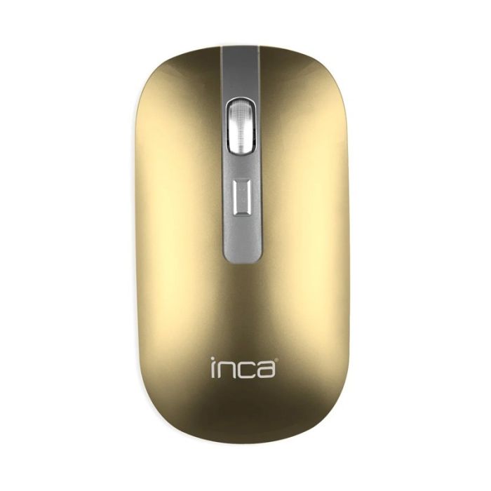 SOURIS SANS FIL INCA IWM-531RY RECHARGEABLE - GOLD