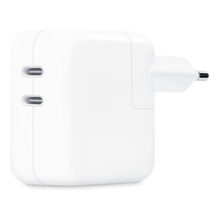 ADAPTATEUR SECTEUR APPLE DOUBLE PORT USB-C 35W - BLANC