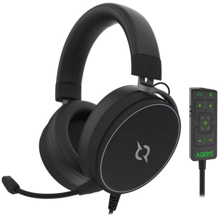 MICRO CASQUE GAMER FILAIRE AQIRYS SAGITTA - NOIR