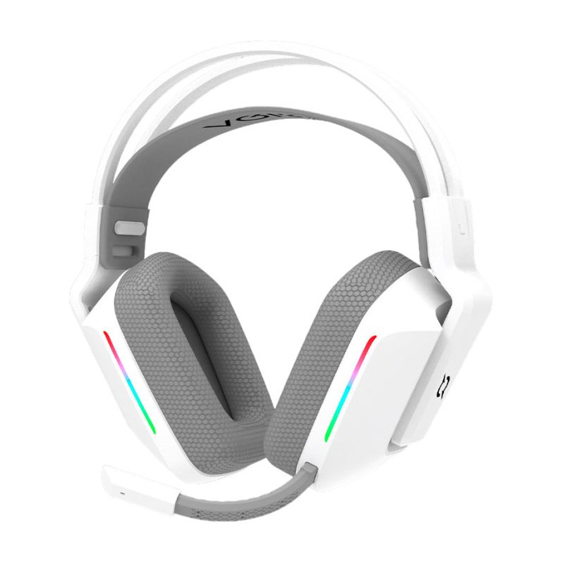 MICRO CASQUE GAMER SANS FIL AQIRYS ALYA STÉRÉO 3D - BLANC