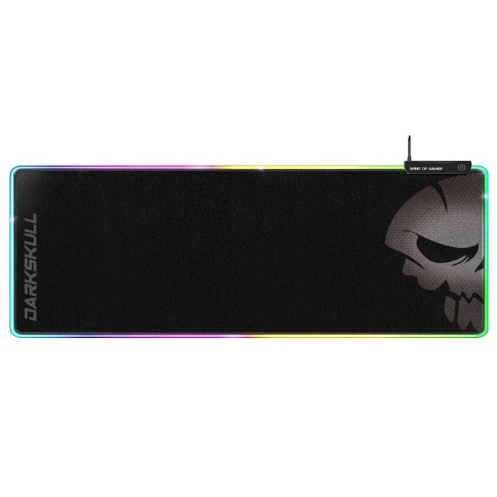 TAPIS-DE-SOURIS-GAMER-SPIRIT-OF-GAMER-DARKSKULL-HUB-XXXL-RGB-NOIR