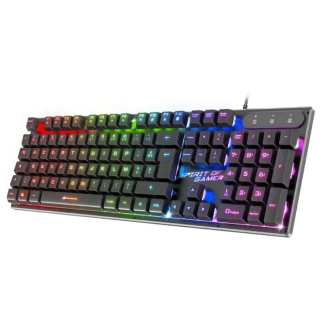 CLAVIER GAMER FILAIRE SPIRIT OF GAMER PRO K1 RGB - NOIR