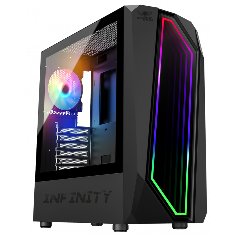 BOÎTIER GAMER MOYEN TOUR SPIRIT OF GAMER INFINITY DARK ATX - NOIR