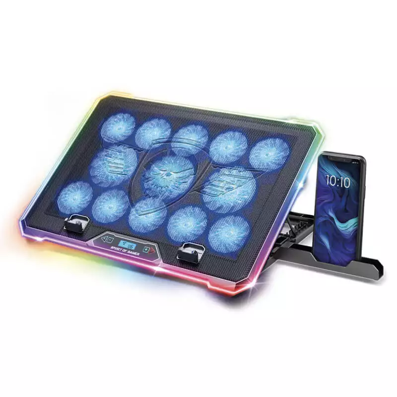 REFROIDISSEUR POUR PC PORTABLE DE 17" SPIRIT OF GAMER AIRBLADE 1300 RGB