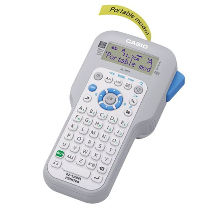 ÉTIQUETEUSE CASIO AVEC ÉCRAN ACL 3 LIGNES ET CLAVIER ABCD - BLANC