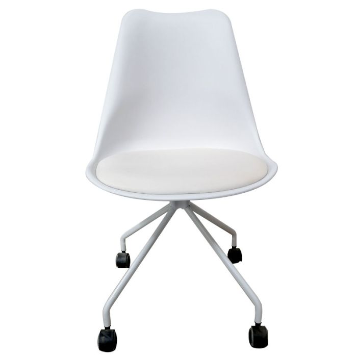 FAUTEUIL DE BUREAU ENFANT NEW STEEVY - BLANC
