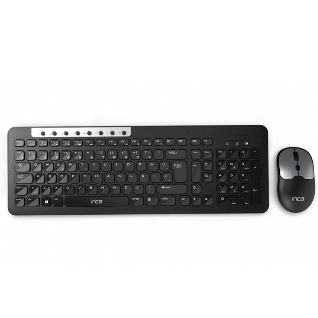 Ensemble Clavier + Souris Sans Fil INCA IWS-599 - Noir