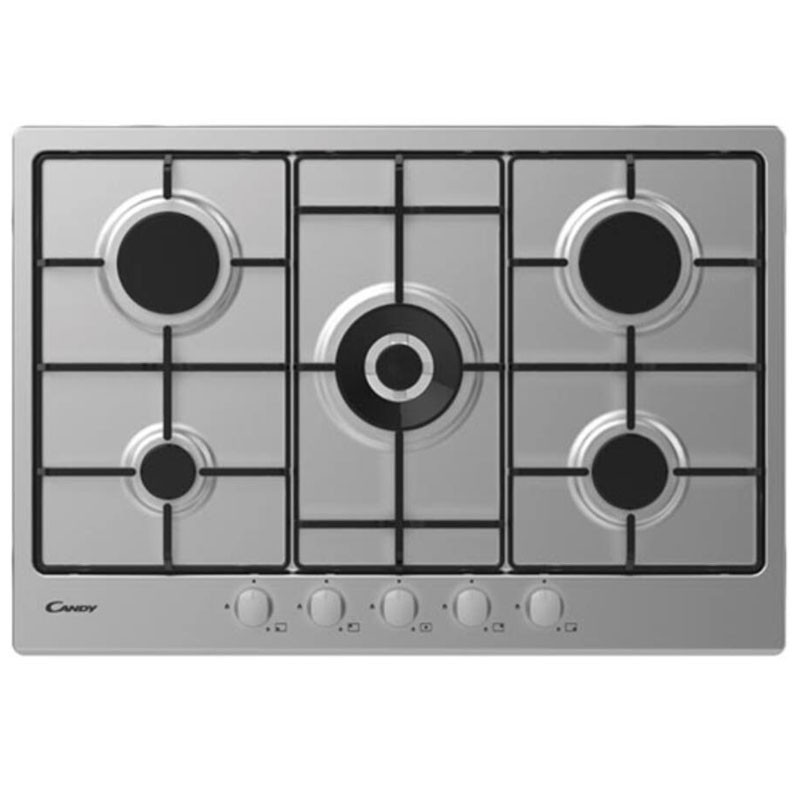 Plaque De Cuisson Candy 5 Feux Inox CHG74WX