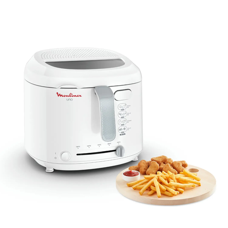 Friteuse MOULINEX Uno AF203110 1470 Watts - Blanc