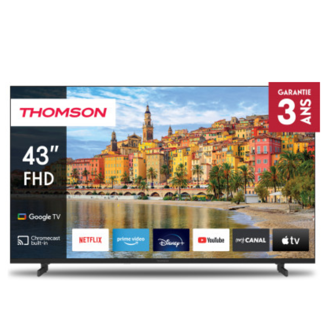 TV THOMSON 43" FHD GOOGLE TV 43FG2S14 - Noir