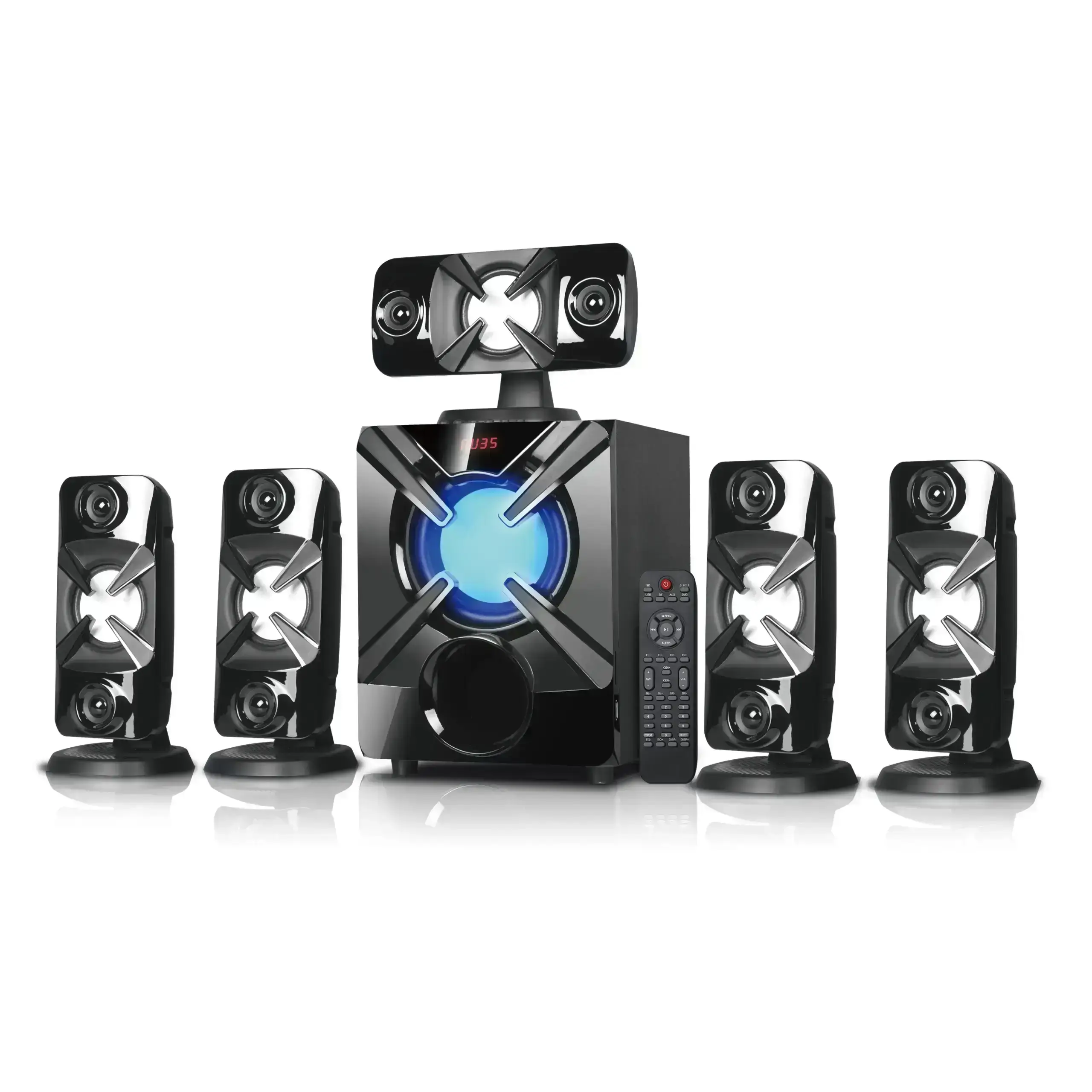 Haut parleur Sans Fil GOLD SOUND GS 5602 LED - Noir