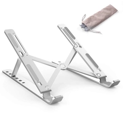 Support en Aluminium Gris pour Laptop