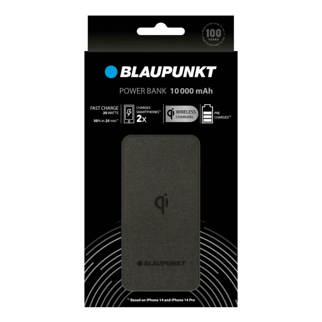 Power Bank Sans Fil Blaupunkt 10 000 mAh 20W Fast Charge & Qi