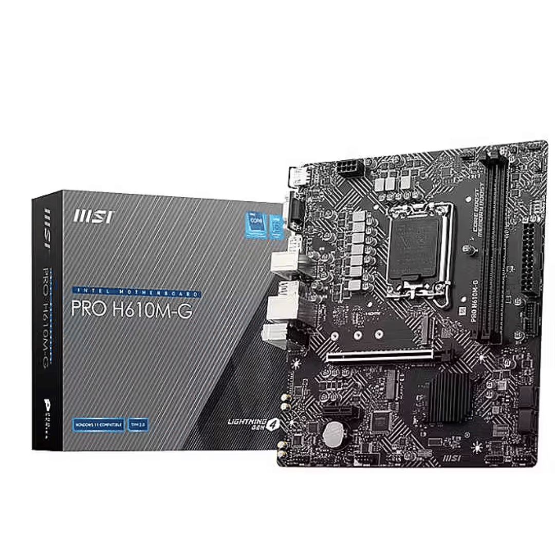 Carte Mère MSI PRO H610M-G DDr5