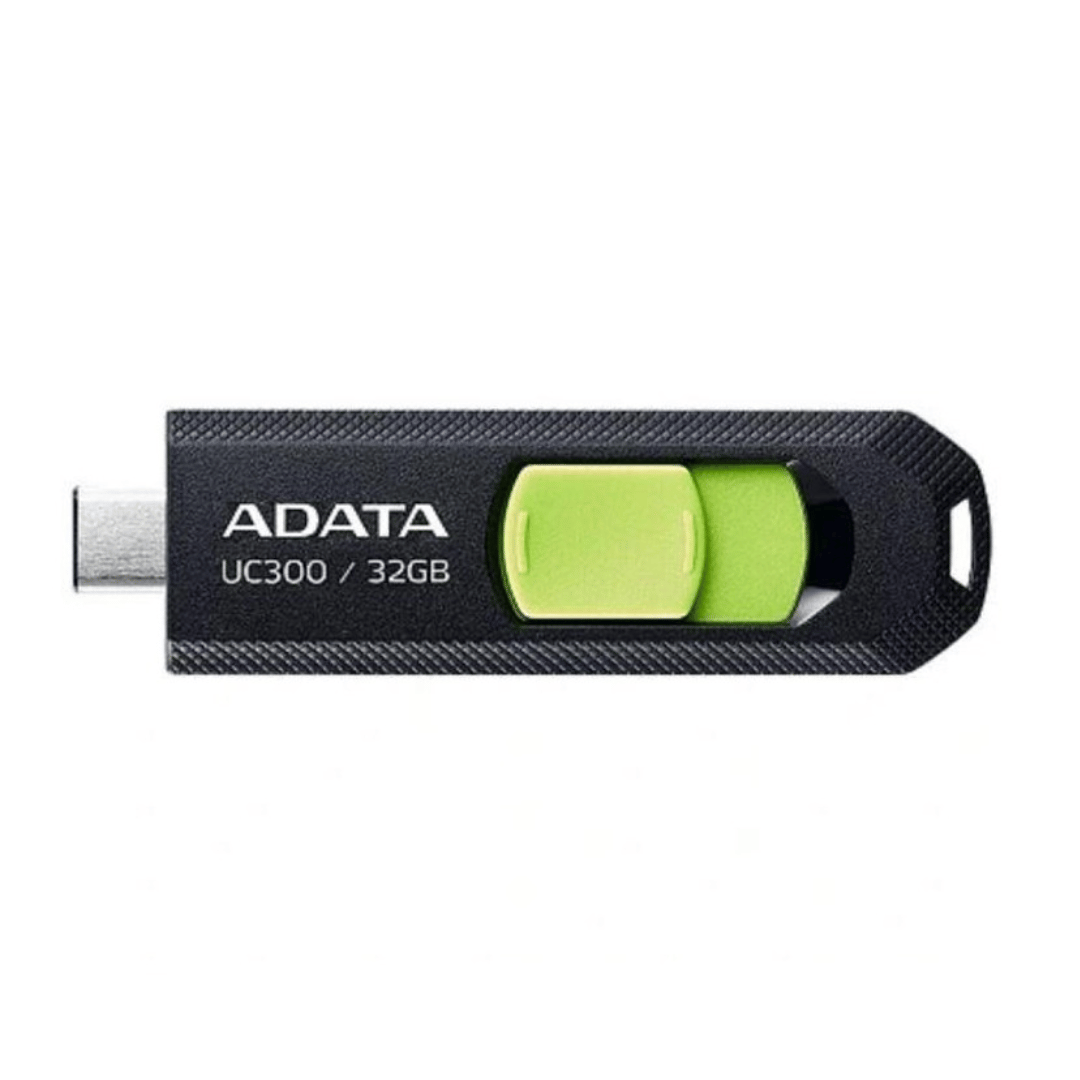 Clé USB ADATA UC300 32Go Type C - NoirETVert