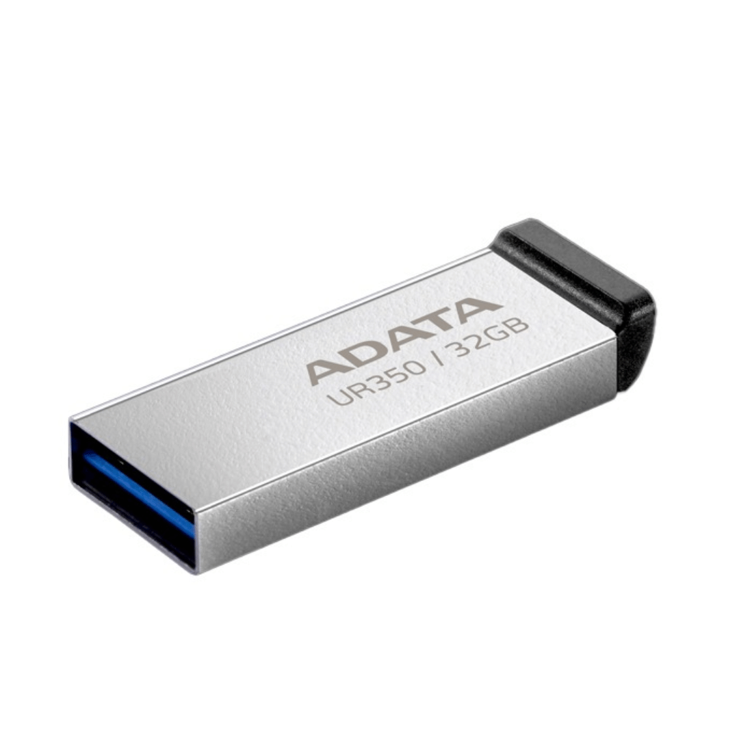 lé USB ADATA UR350 32Go USB 3.2 Gén 1 - Silver et Noir