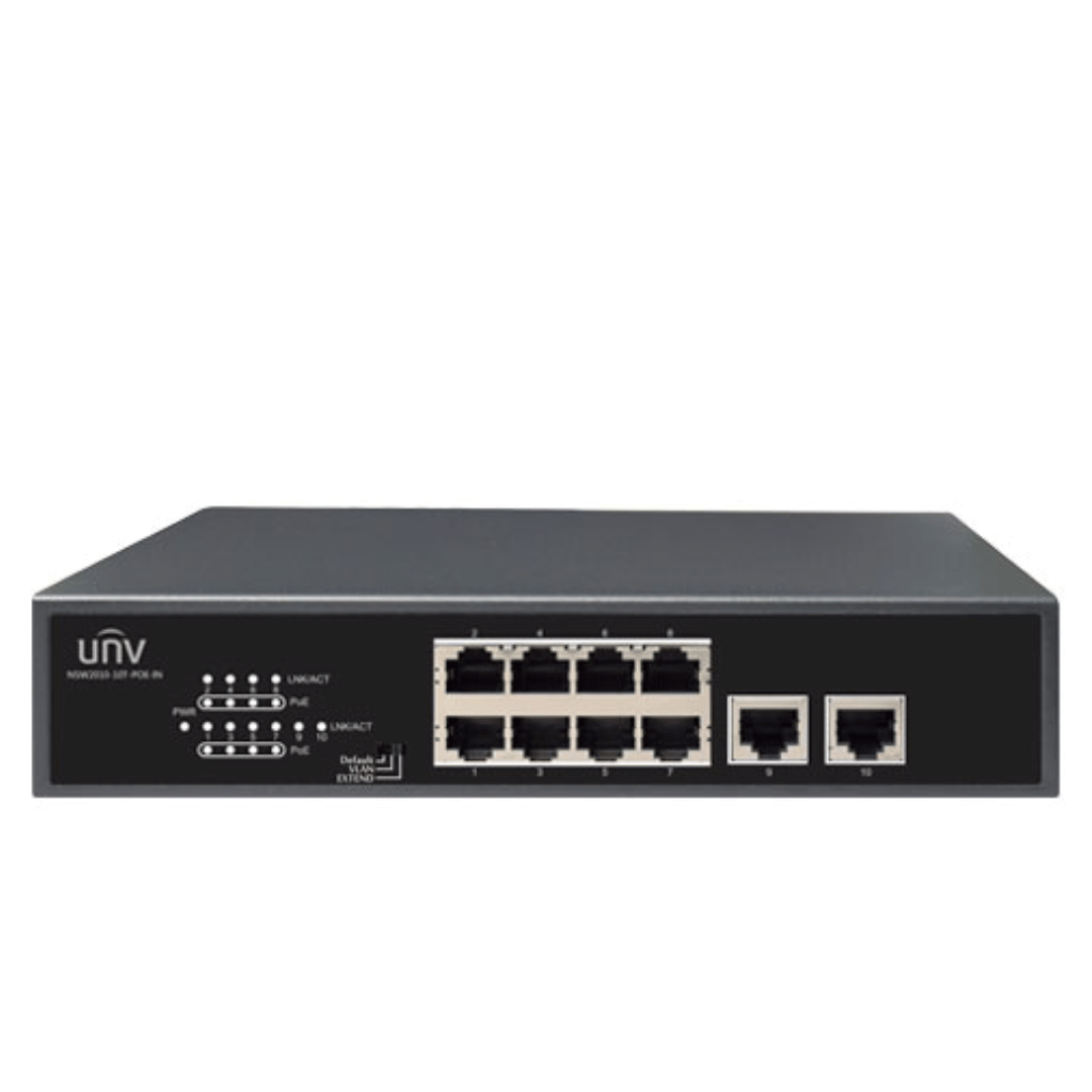 SWITCH UNV 10 PORT 10/100/1000 (8 PORT POE)