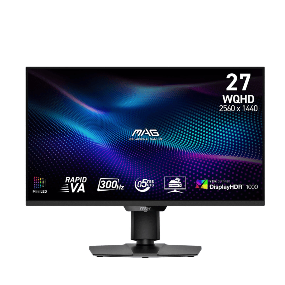 MSI MPG 274URDFW E16M 27" Dual Mode | 4K IPS Mini-LED | 320Hz | 0.05Ms | WHITE