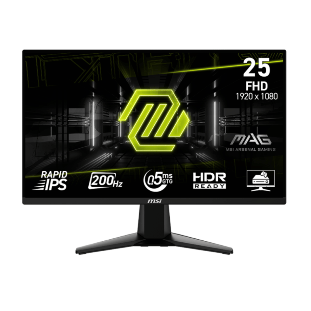 Écran Gaming MSI MAG 255F E20 24.5" Full HD IPS / 200 Hz / 0.5 ms / Noir