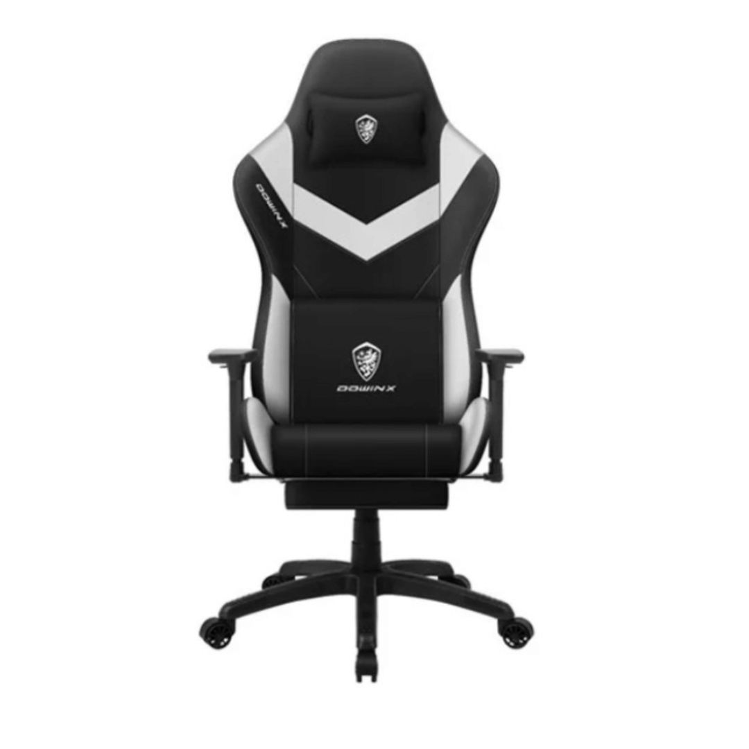 Chaise Gaming DOWINX LS-D1163N Tissu Cuir - Blanc